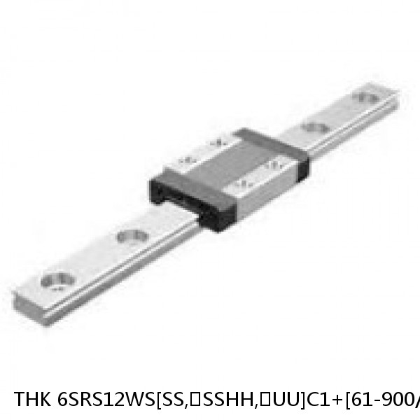 6SRS12WS[SS,​SSHH,​UU]C1+[61-900/1]LM THK Miniature Linear Guide Caged Ball SRS Series