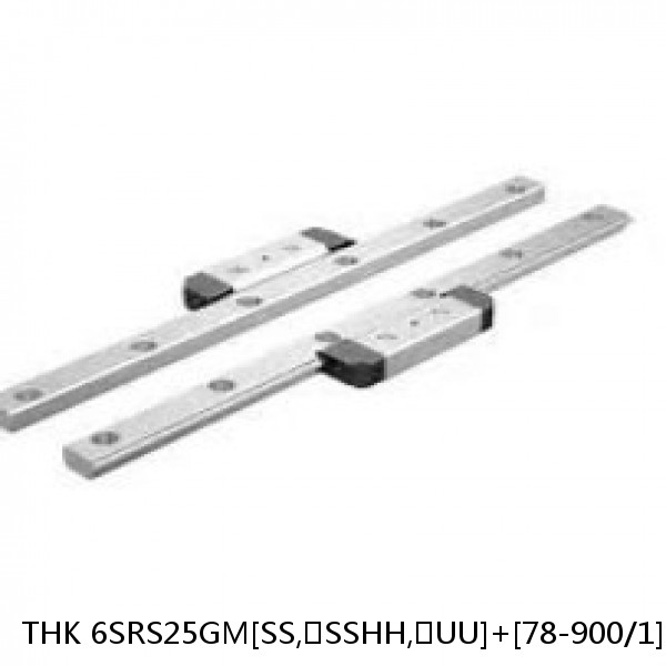6SRS25GM[SS,​SSHH,​UU]+[78-900/1]LM THK Miniature Linear Guide Full Ball SRS-G Accuracy and Preload Selectable