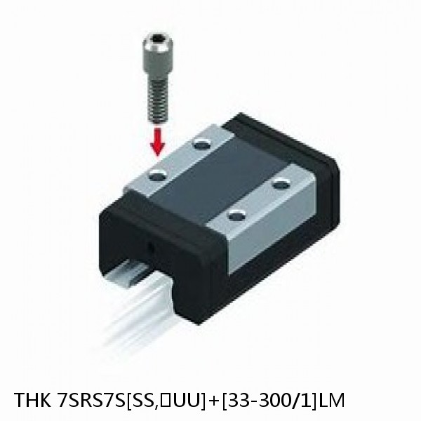 7SRS7S[SS,​UU]+[33-300/1]LM THK Miniature Linear Guide Caged Ball SRS Series