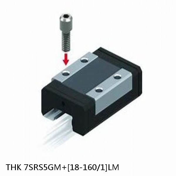 7SRS5GM+[18-160/1]LM THK Miniature Linear Guide Full Ball SRS-G Accuracy and Preload Selectable