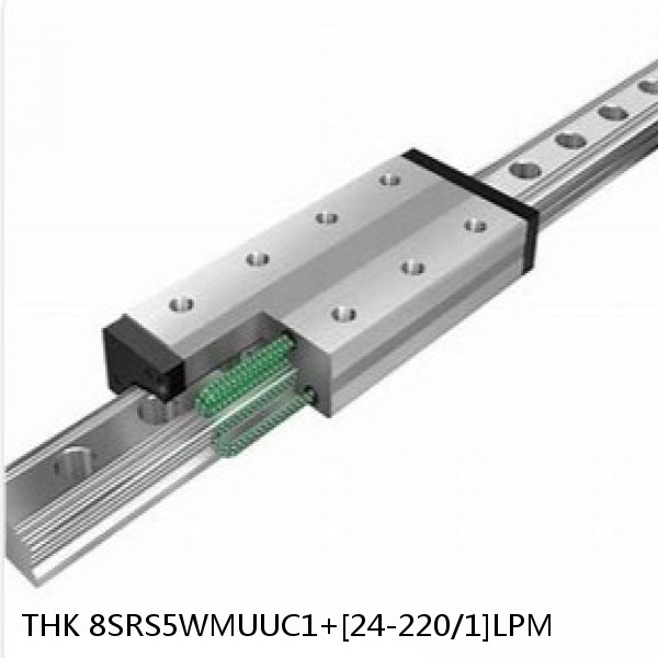8SRS5WMUUC1+[24-220/1]LPM THK Miniature Linear Guide Caged Ball SRS Series