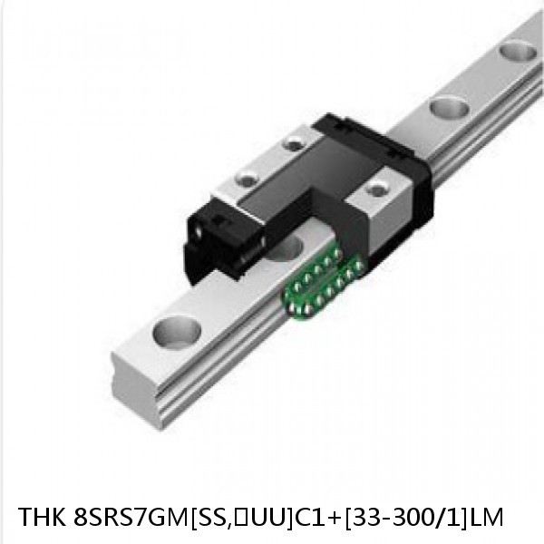 8SRS7GM[SS,​UU]C1+[33-300/1]LM THK Miniature Linear Guide Full Ball SRS-G Accuracy and Preload Selectable