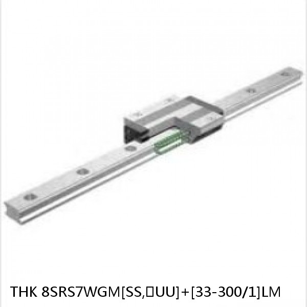 8SRS7WGM[SS,​UU]+[33-300/1]LM THK Miniature Linear Guide Full Ball SRS-G Accuracy and Preload Selectable