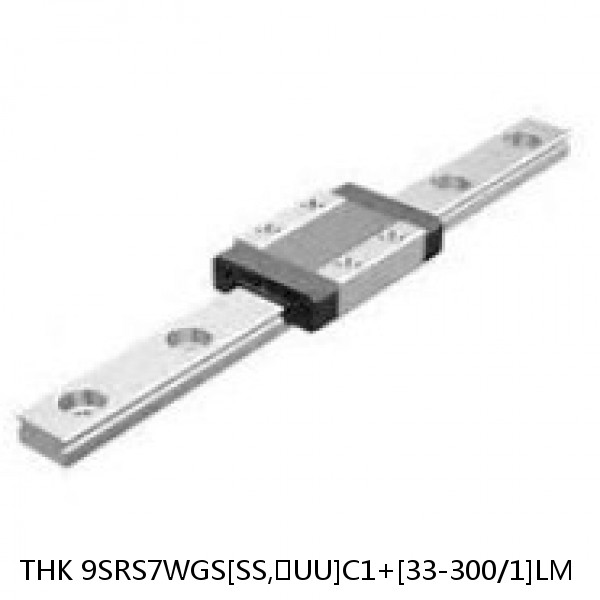 9SRS7WGS[SS,​UU]C1+[33-300/1]LM THK Miniature Linear Guide Full Ball SRS-G Accuracy and Preload Selectable