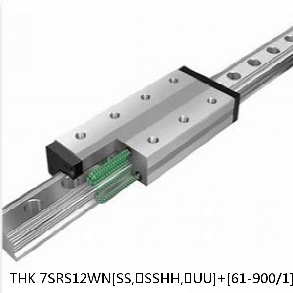 7SRS12WN[SS,​SSHH,​UU]+[61-900/1]LM THK Miniature Linear Guide Caged Ball SRS Series #1 small image
