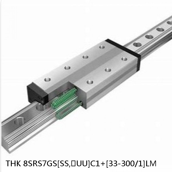 8SRS7GS[SS,​UU]C1+[33-300/1]LM THK Miniature Linear Guide Full Ball SRS-G Accuracy and Preload Selectable