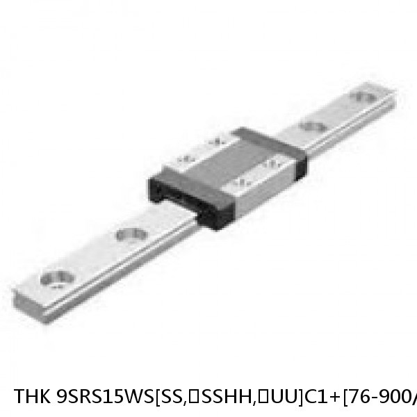 9SRS15WS[SS,​SSHH,​UU]C1+[76-900/1]LM THK Miniature Linear Guide Caged Ball SRS Series #1 small image