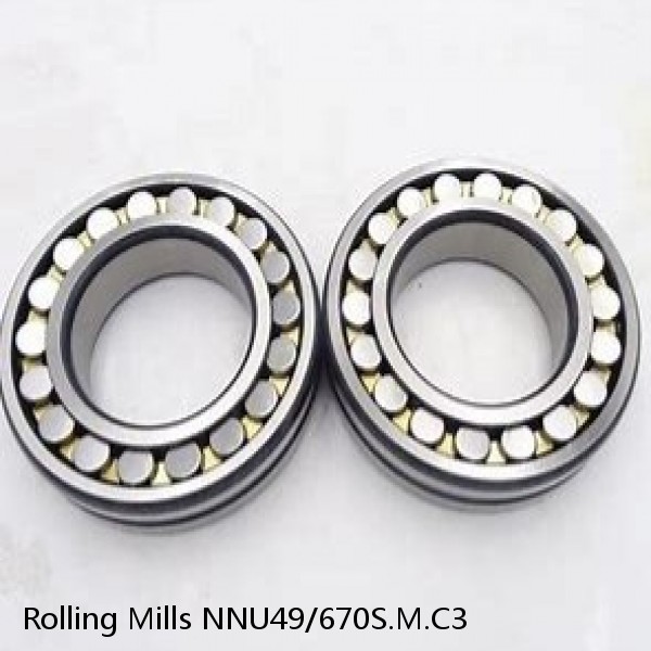 NNU49/670S.M.C3 Rolling Mills Sealed spherical roller bearings continuous casting plants #1 small image