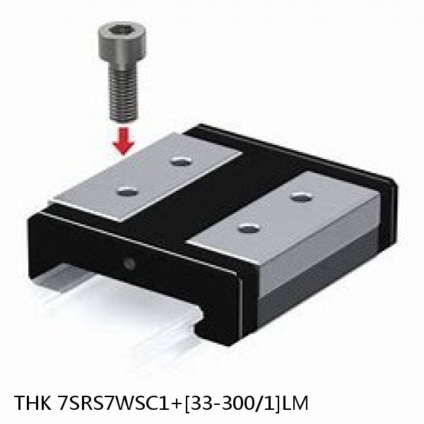 7SRS7WSC1+[33-300/1]LM THK Miniature Linear Guide Caged Ball SRS Series #1 image